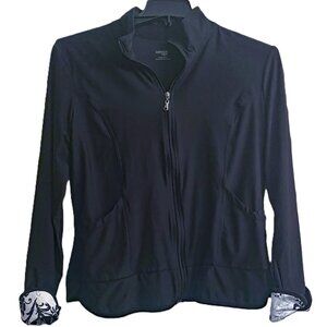 Black Danskin Now Workout Jacket